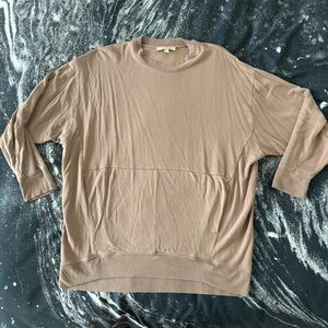 Express One Eleven Women Faded Dusty Rose Sweatshirt Size Medium M